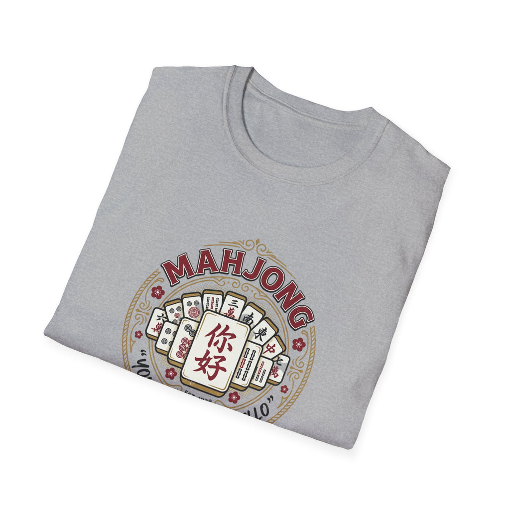 Mahjong Tee – 'You Had Me at Hello' Mahjong Tiles Graphic T-Shirt