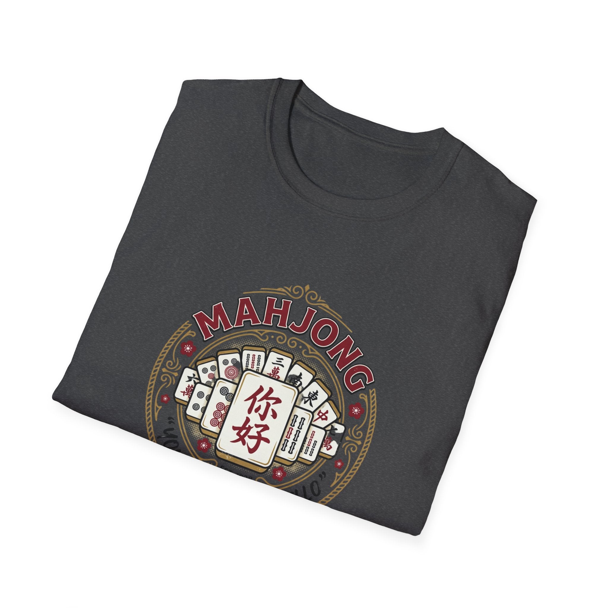 Mahjong Tee – 'You Had Me at Hello' Mahjong Tiles Graphic T-Shirt